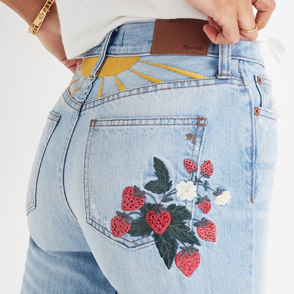 Madewell Denim - 🌞 NWT Perfect Summer: Strawberry Embroidered